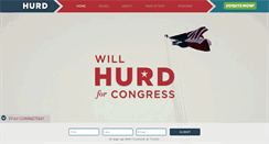 Desktop Screenshot of hurdforcongress.com